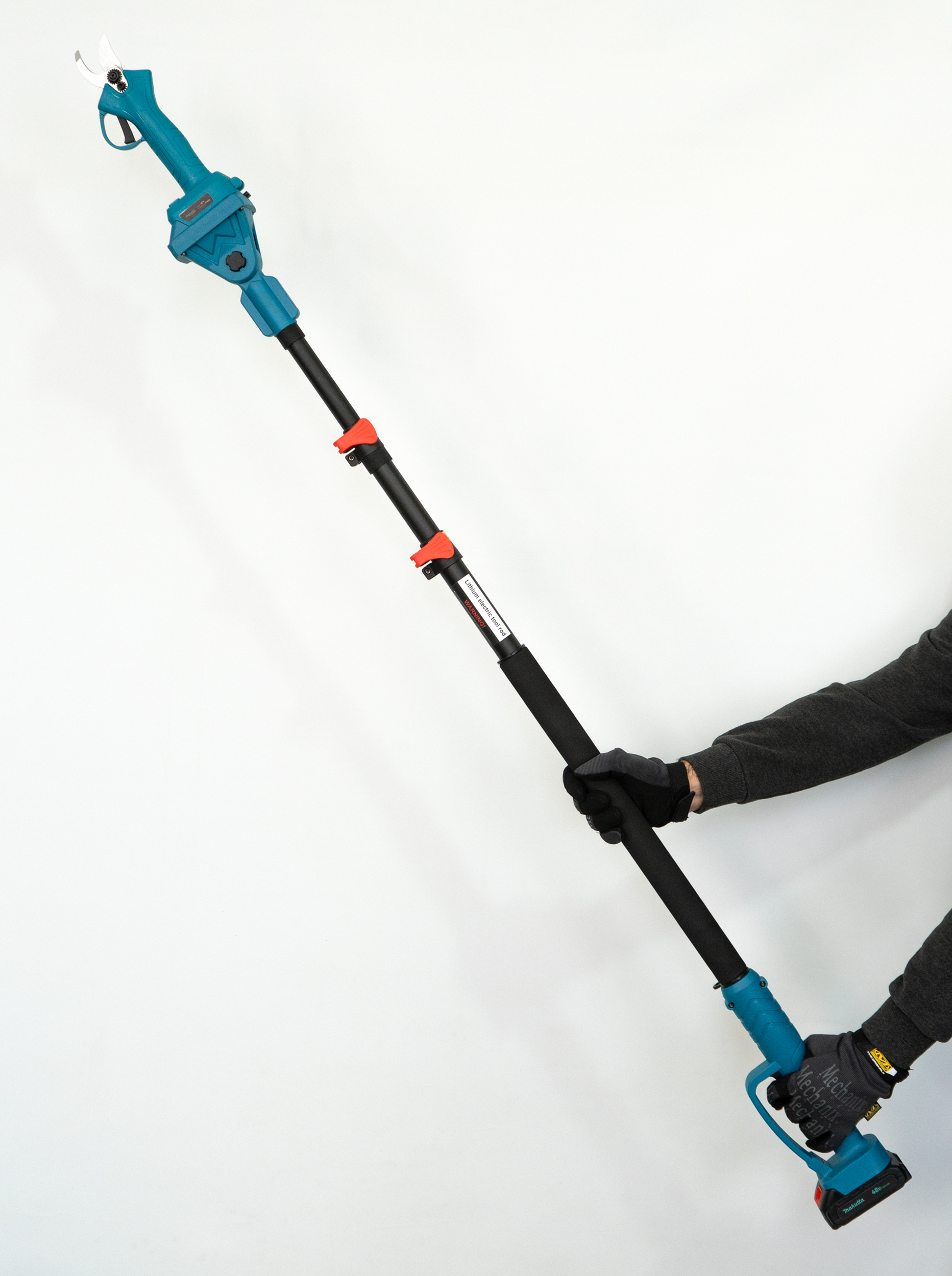 قیچی شارژی با دسته تلسکوپی برند ماکوتا